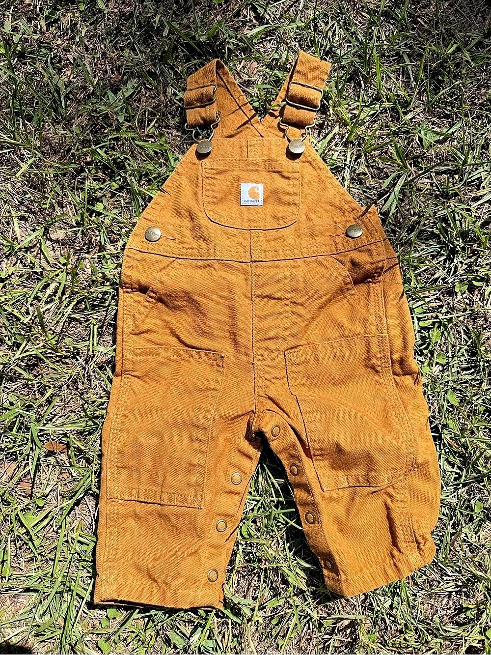 Carhartt Infant Canvas Bib Overalls Baby 3M